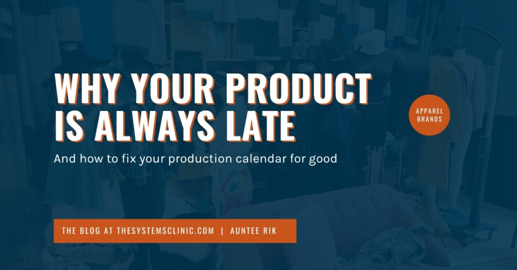 Tsc blog why your product is always late