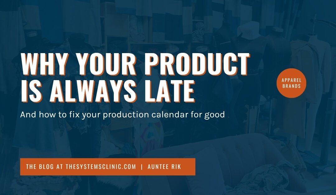 Why Your Product Is Always Late